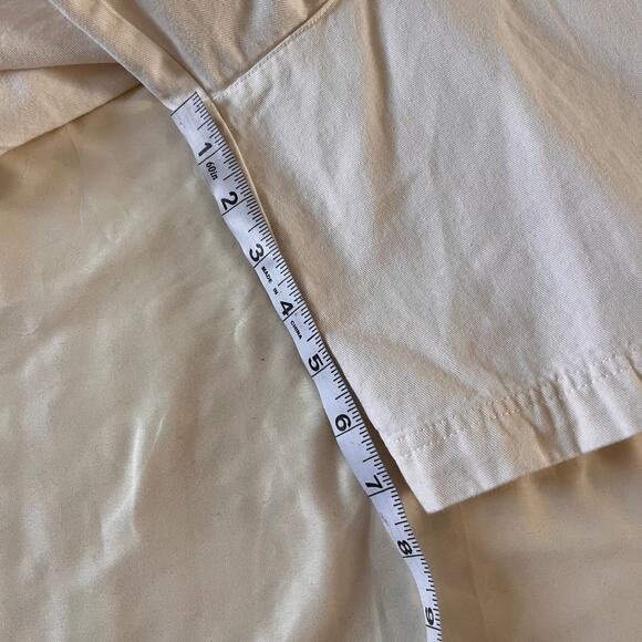 NWT Vtg Y2K 2000s High Rise White Pleat Front Stretch Waist Shorts Plus Sz 24 - Picture 10 of 10